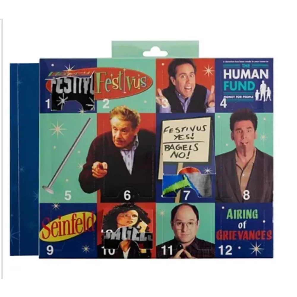 Seinfeld Character Tv Show 12‎ Days of Socks Crew Novelty Socks NWB Men